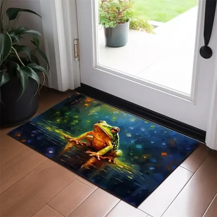 Frog Pound Doormat Floor Mats Washable Rugs Kitchen Mat Non-Slip Oil Proof Rug Indoor Outdoor Mat Bedroom Decor Bathroom Mat Entrance Rug 2026 - 19.4